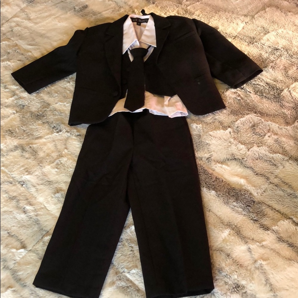 Black toddler suit